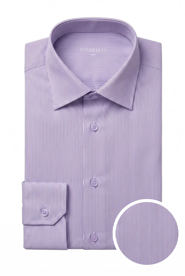 Vitarelli 4-way stretch knit dress shirt, slim fit