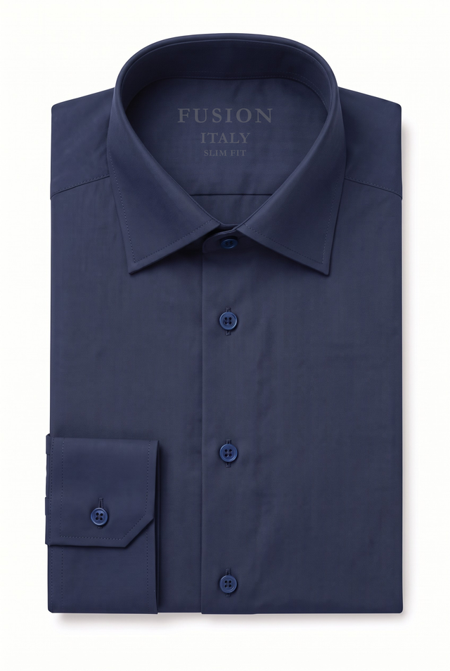 Fusion men's dress shirt, neck and sleeve sizing