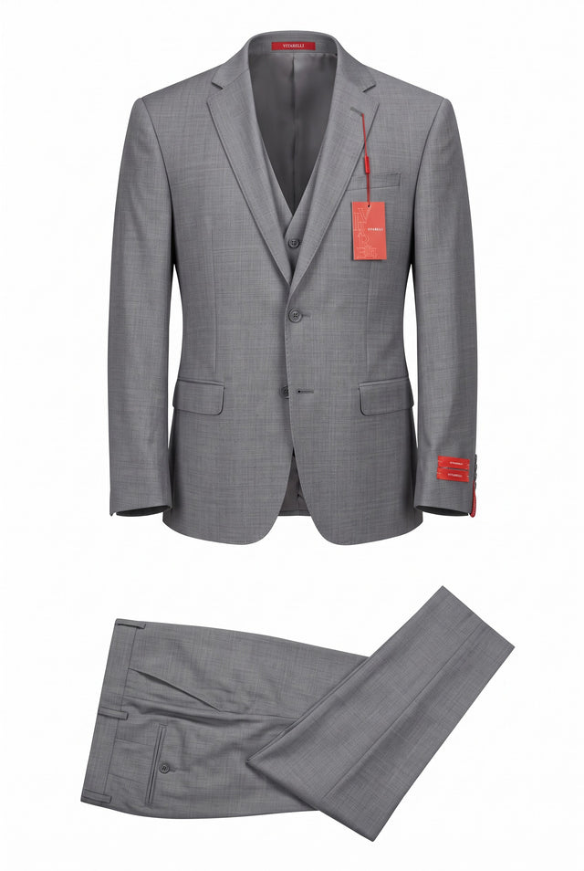Vitarelli Red Label cashmere wool suit, style 660