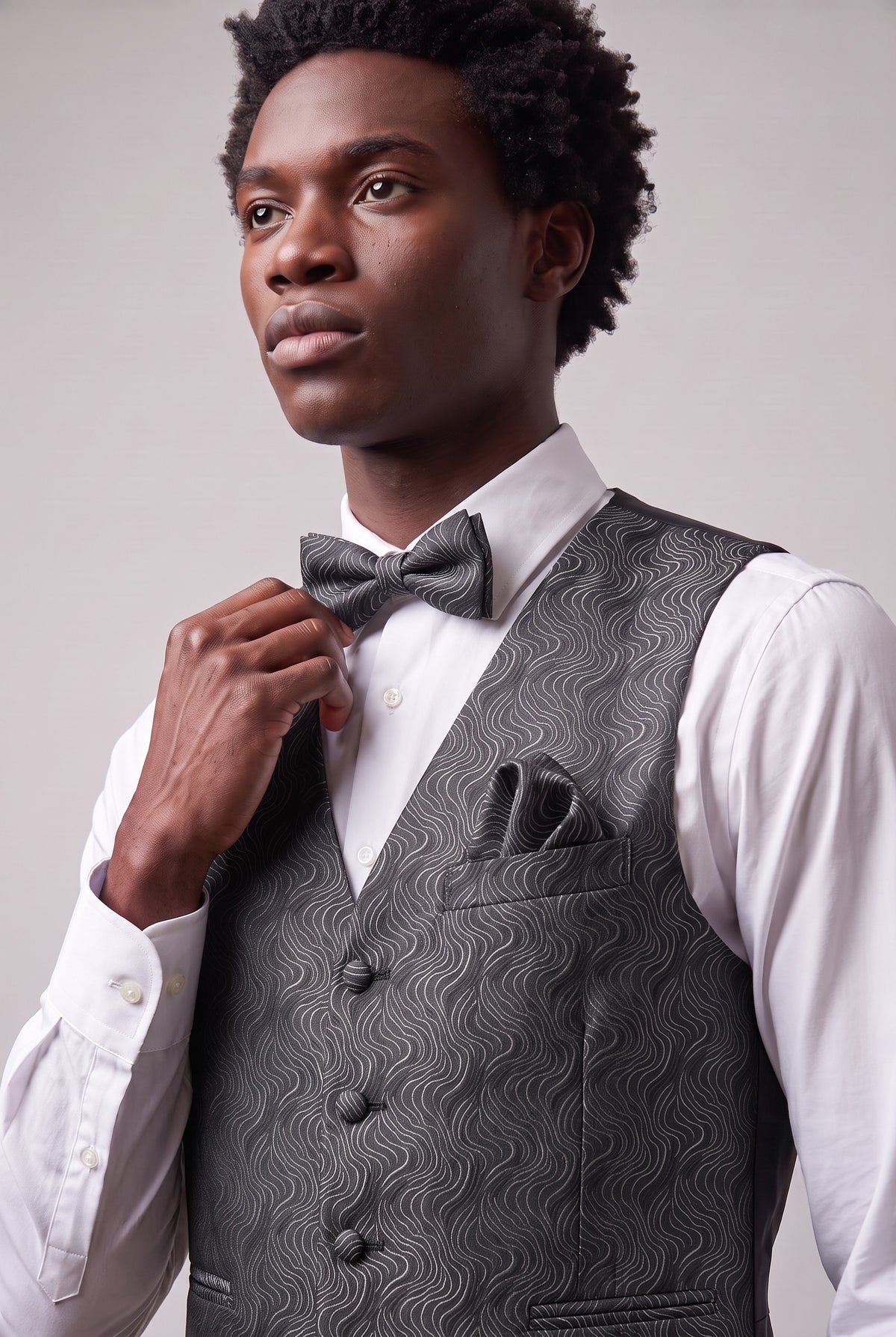 Vitarelli Men's Formal Vest – Black (V05-VESTBLK)