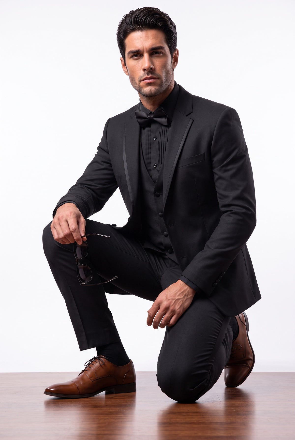 Italian Job 3-piece tuxedo with trim, style 1559