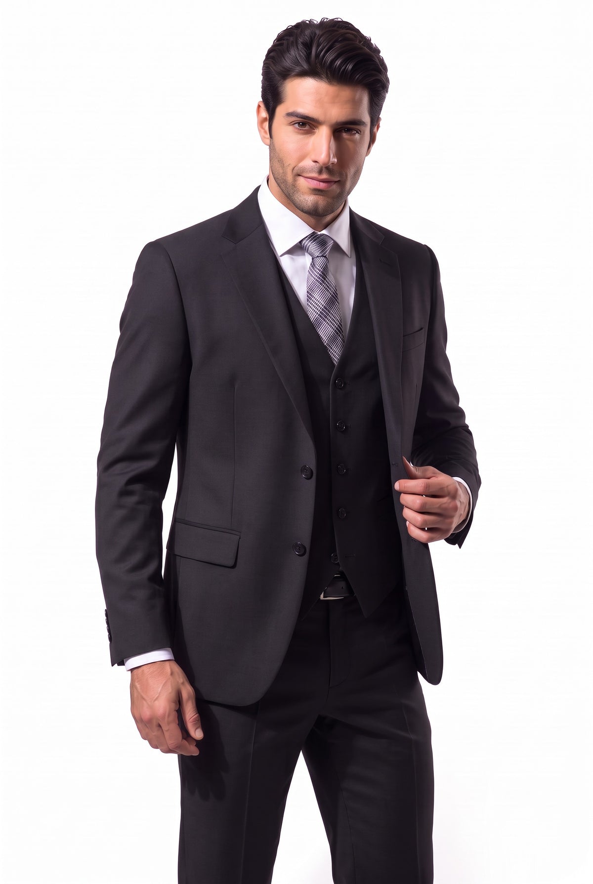 Vitarelli 3-piece 4-way stretch suit, style 2080