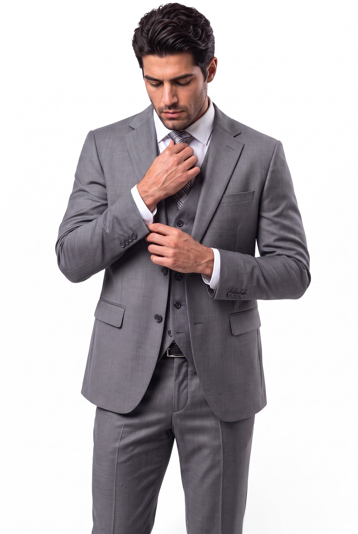 Vitarelli 3-piece 4-way stretch suit, style 2080