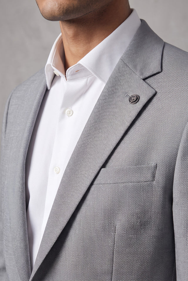 Vitarelli Air unlined suit in gray, style 159525