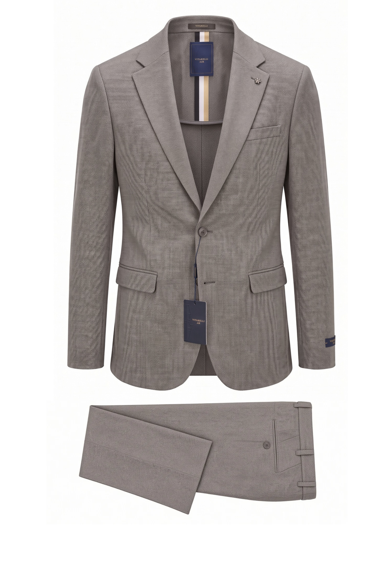 Vitarelli Air Unlined 2-Piece Suit – Taupe (158035)