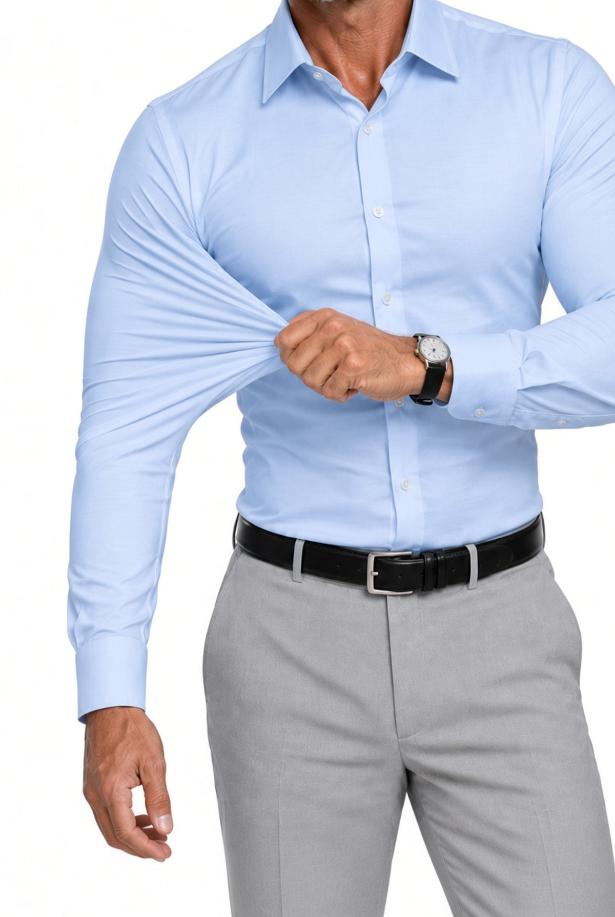 Kent & Co wrinkle-free cotton dress shirt with gift box