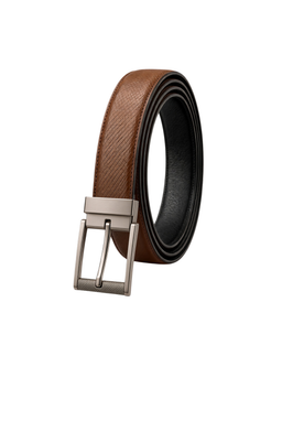 Vitarelli Reversible Leather Belt – Black/Brown, Big & Tall Size 60 (BELTSBLK/CHMP60)