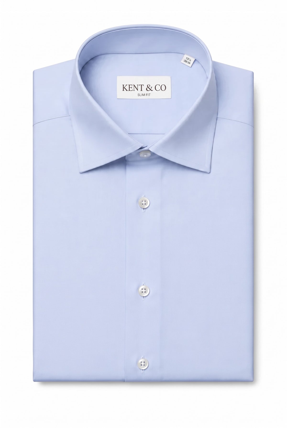 Kent & Co wrinkle-free cotton dress shirt with gift box