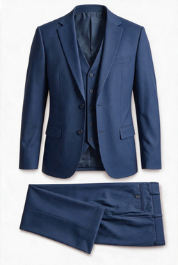 Vitarelli 3-Piece Slim Fit Notch Lapel Suit – Navy (25508)