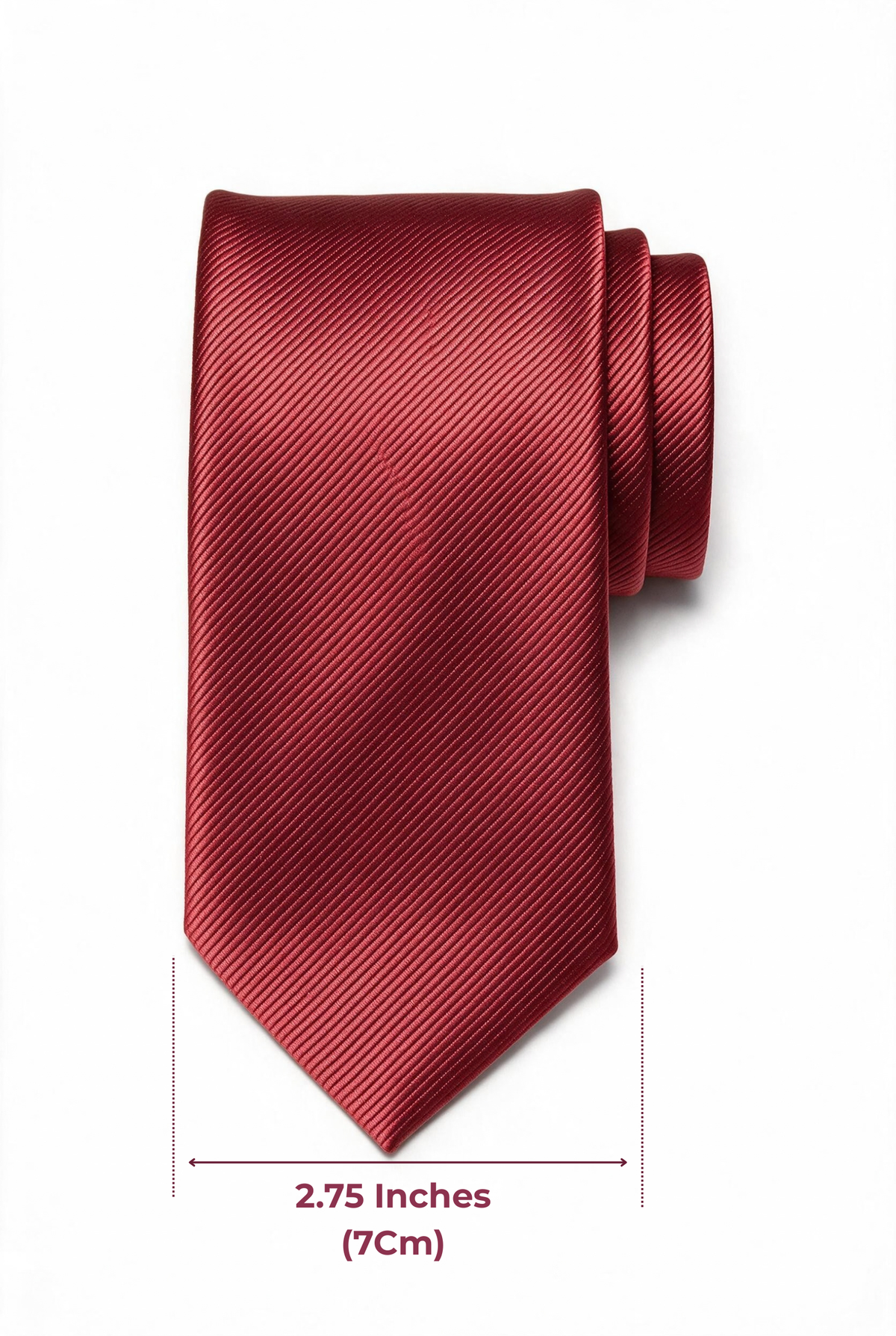 7cm striped tie with matching pocket square
