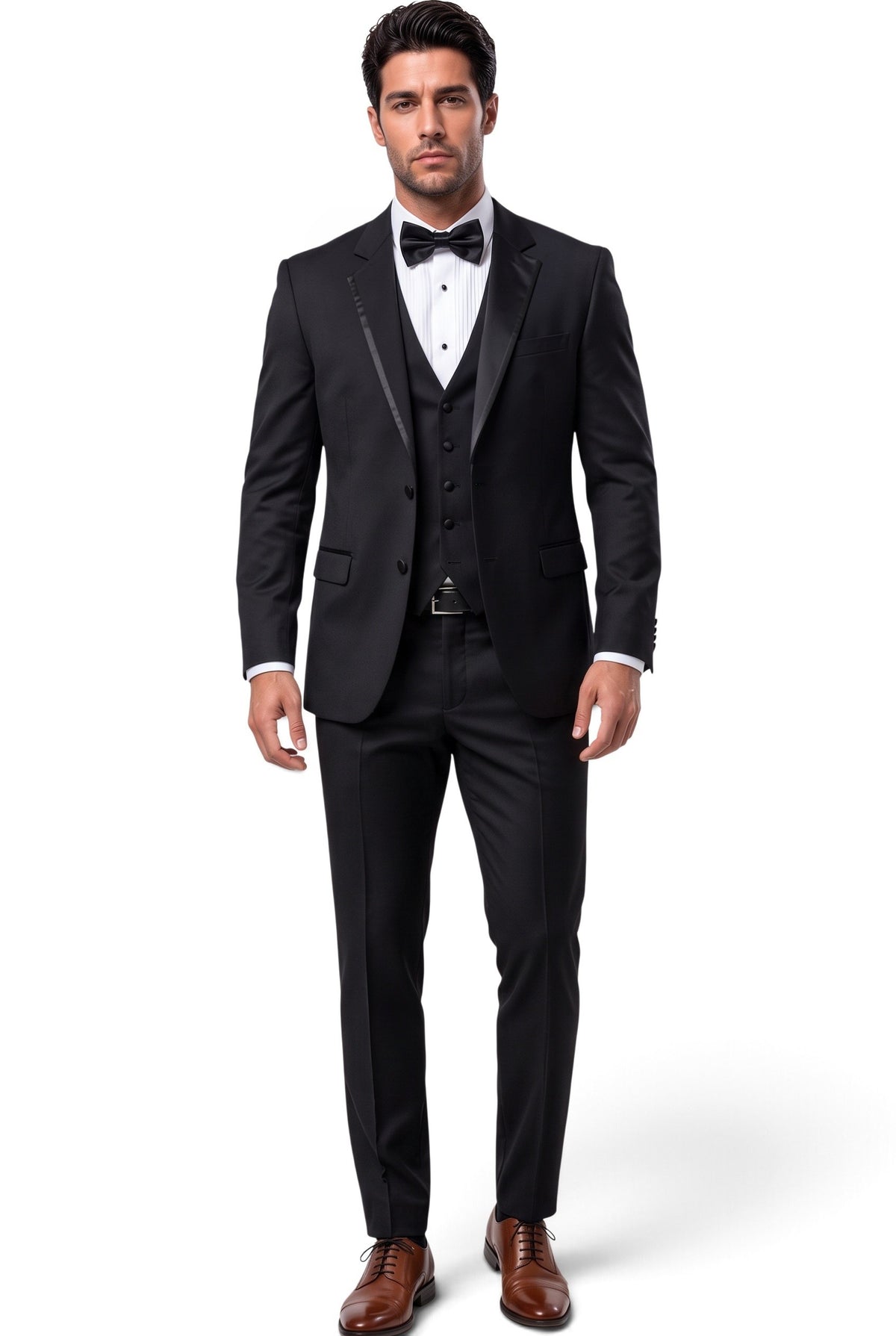 Italian Job 3-piece tuxedo with trim, style 1559