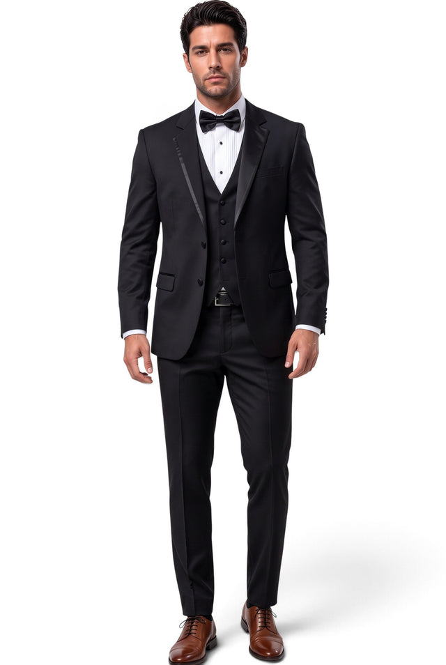 Italian Job 3-piece tuxedo with trim, style 1559