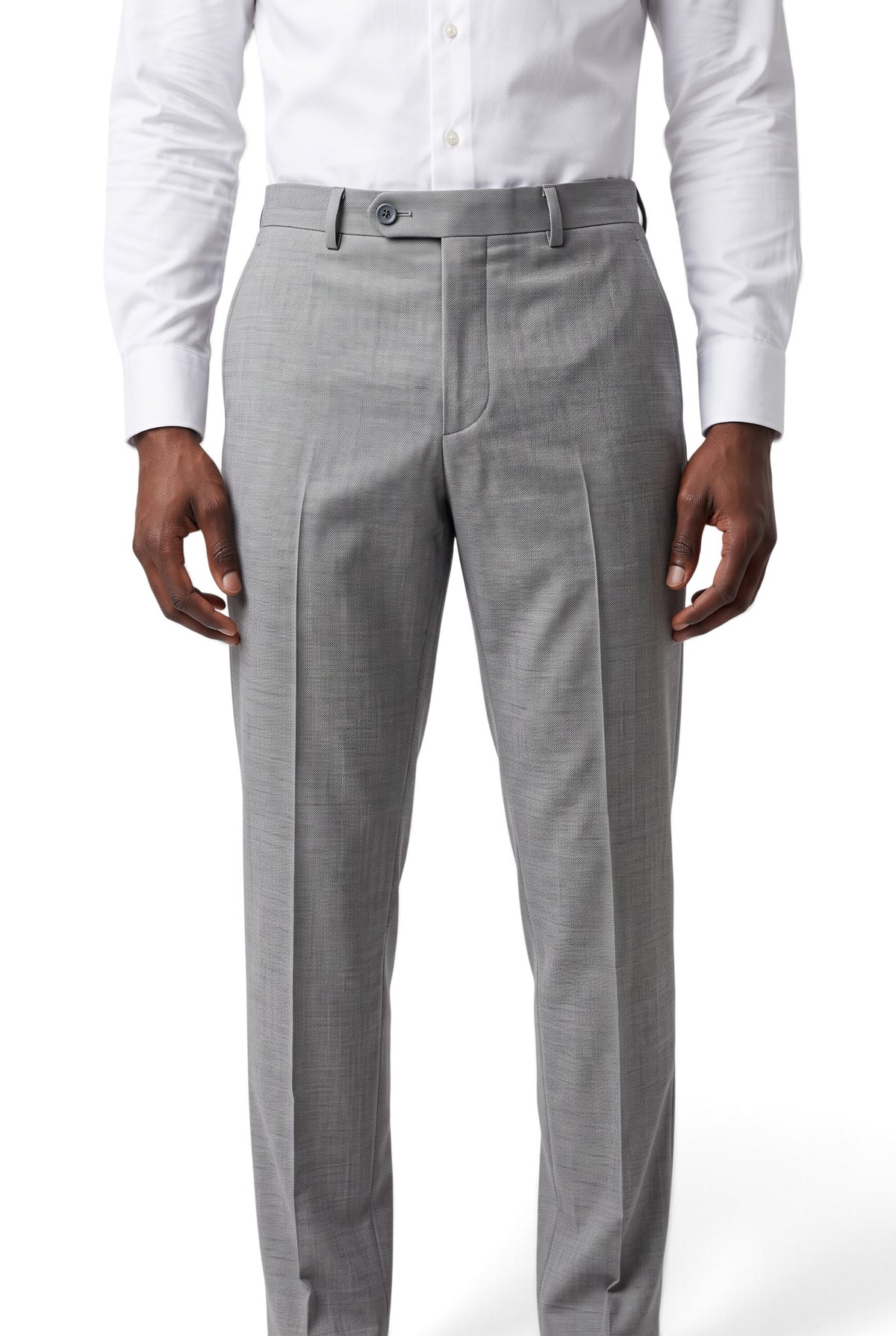 Vitarelli euro fit dress slacks in gray, style 27492
