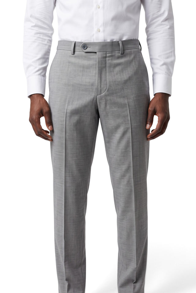 Vitarelli euro fit dress slacks in gray, style 27492