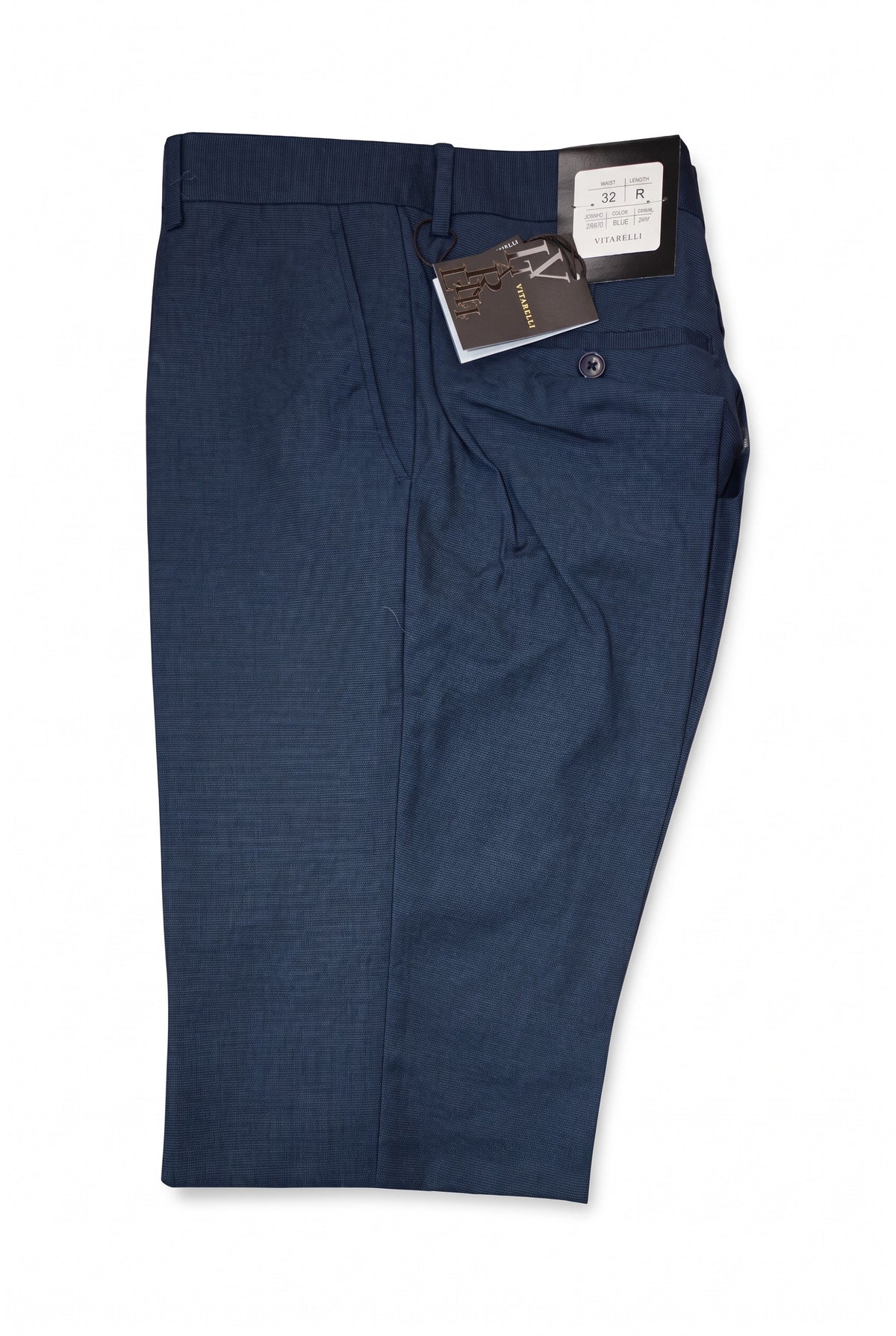 Vitarelli euro fit dress slacks in blue, style 2749213