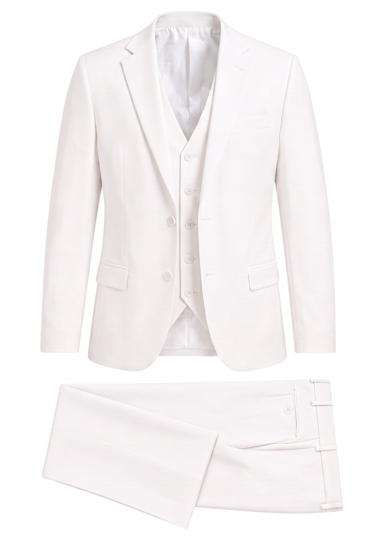 Marchatti 220 slim fit 3-piece suit with vest