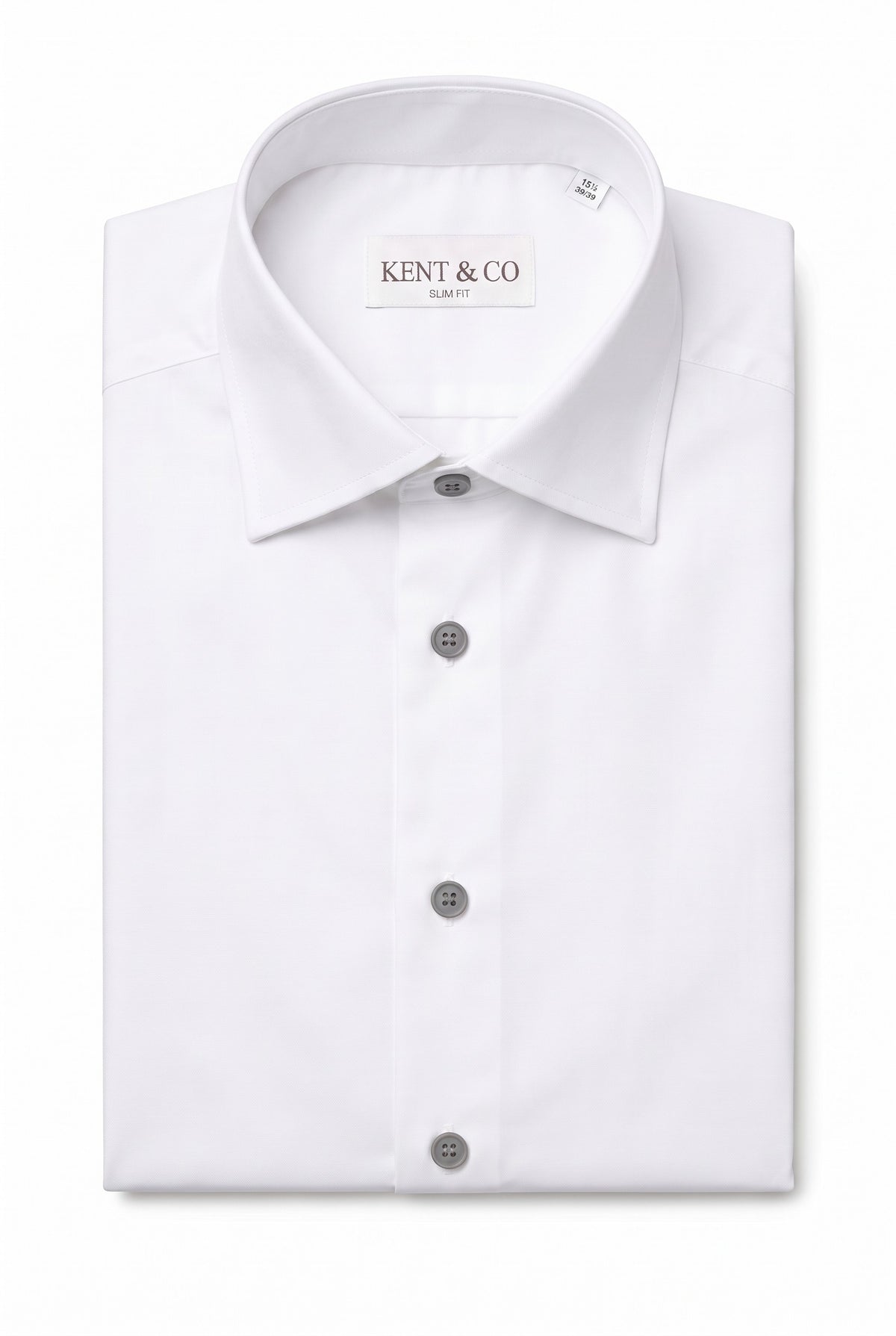 Kent & Co wrinkle-free cotton dress shirt with gift box