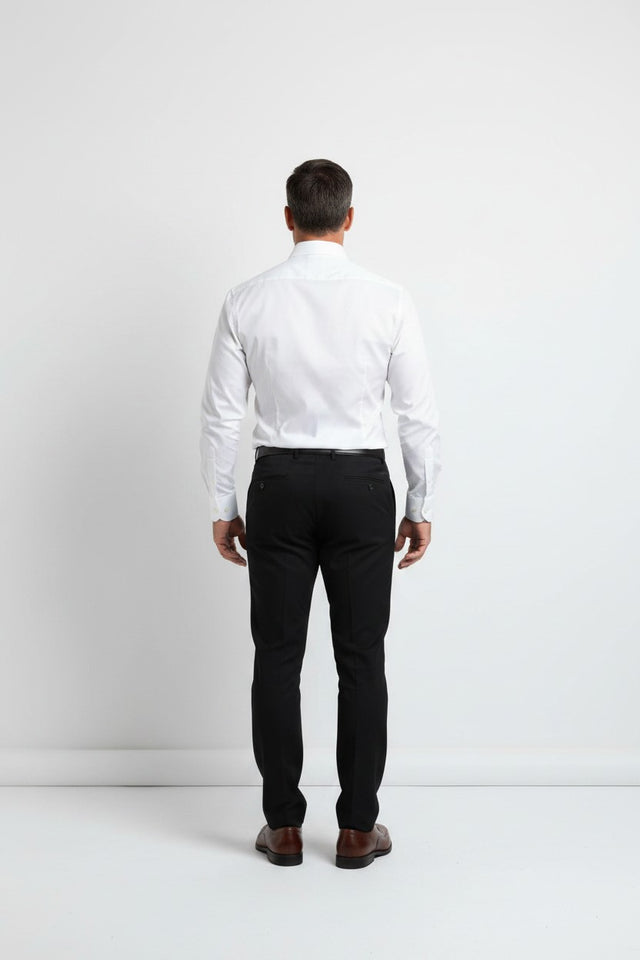 Kent & Co wrinkle-free cotton dress shirt with gift box
