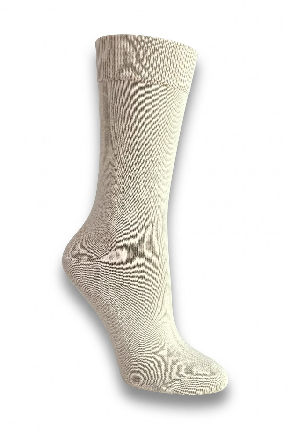 Vitarelli Men's Dress Socks by the Dozen – Beige (SOCKS-BGESOLID)
