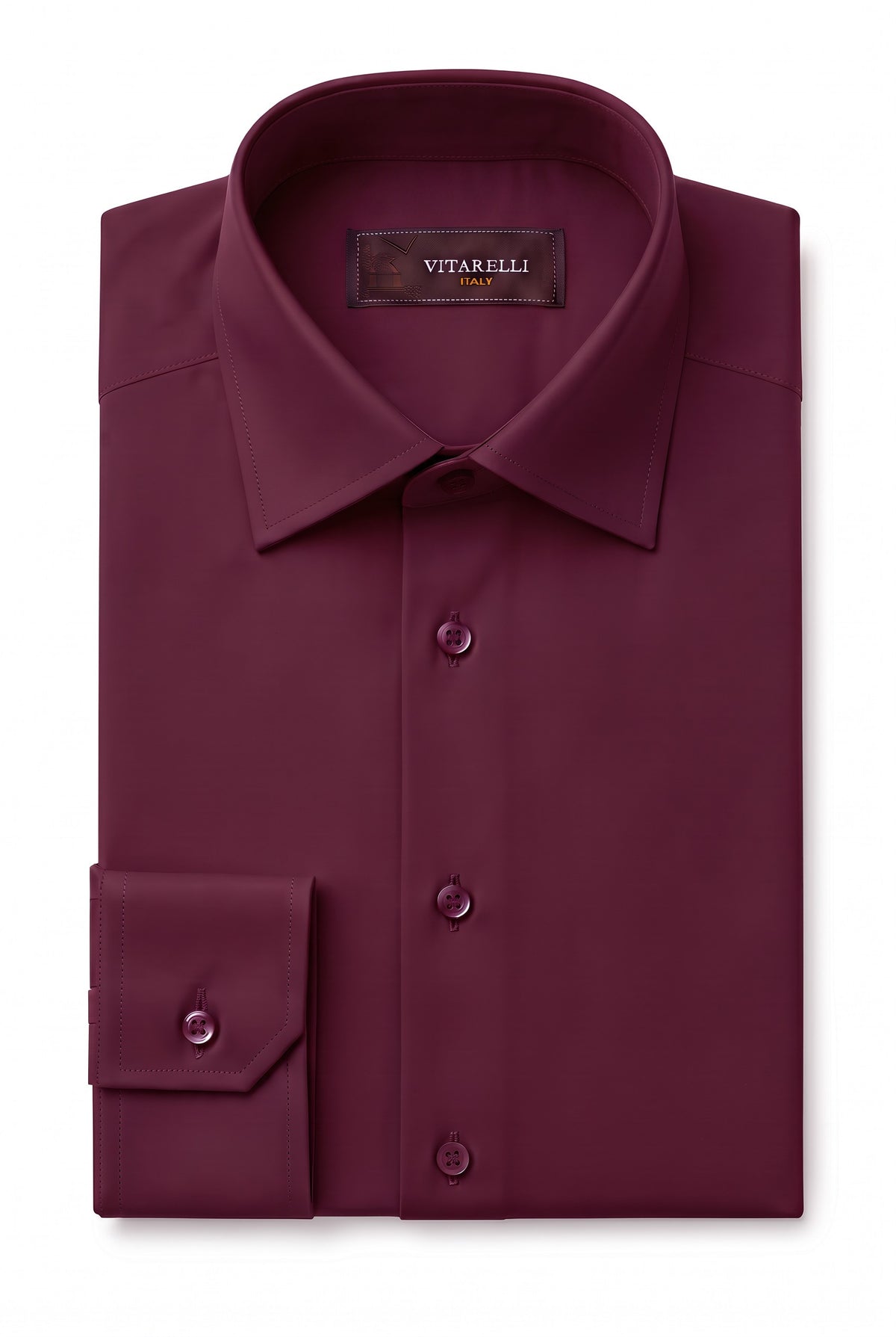 Vitarelli 2-way stretch cotton dress shirt