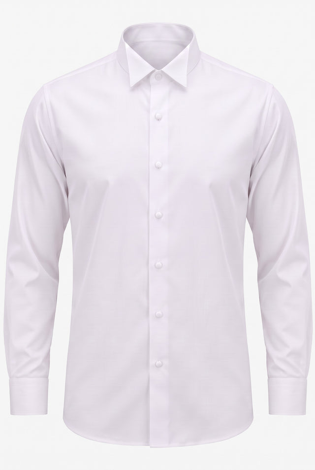 Vitarelli pleated-front tuxedo shirt, detail