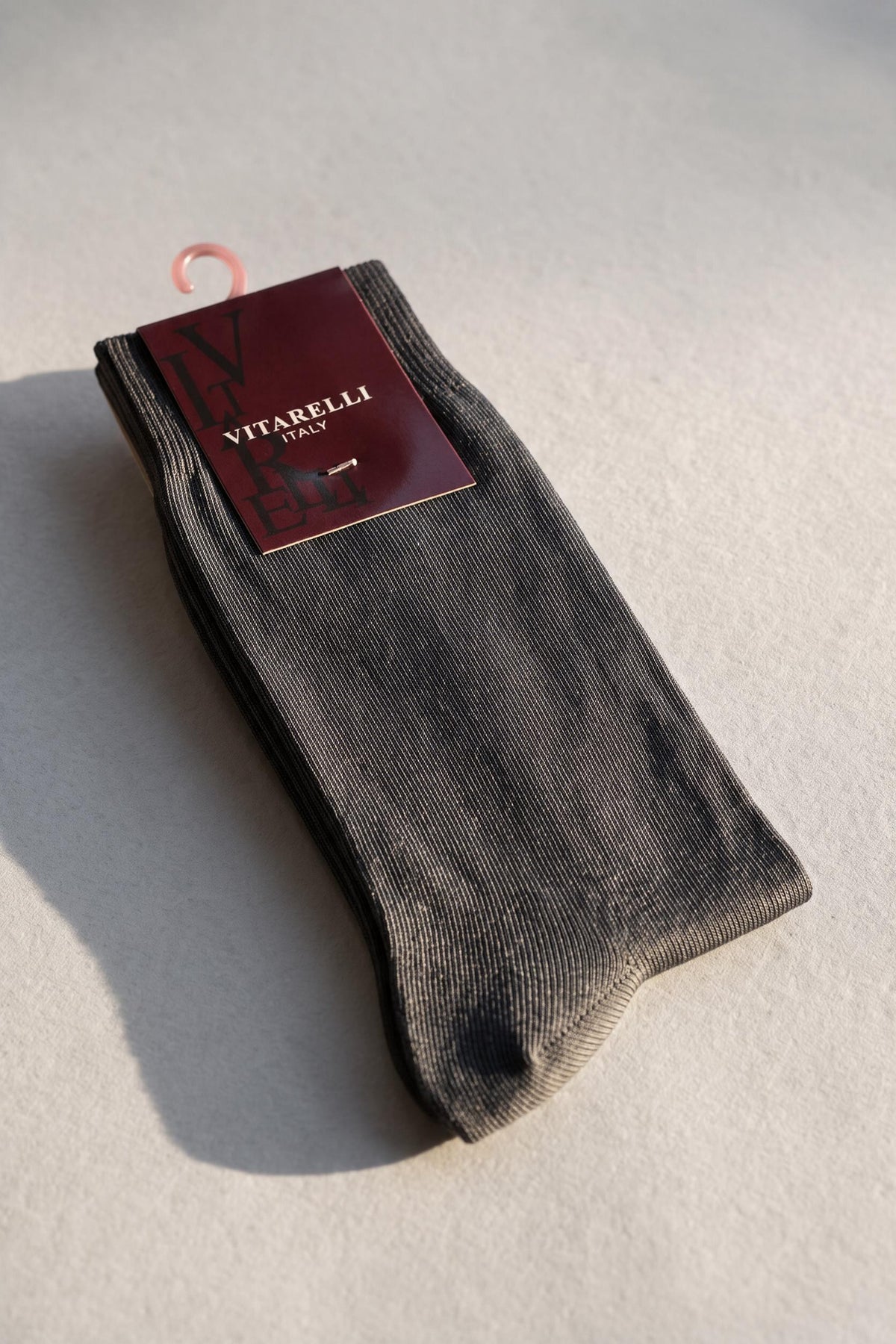 Vitarelli charcoal dress socks, sold by the dozen