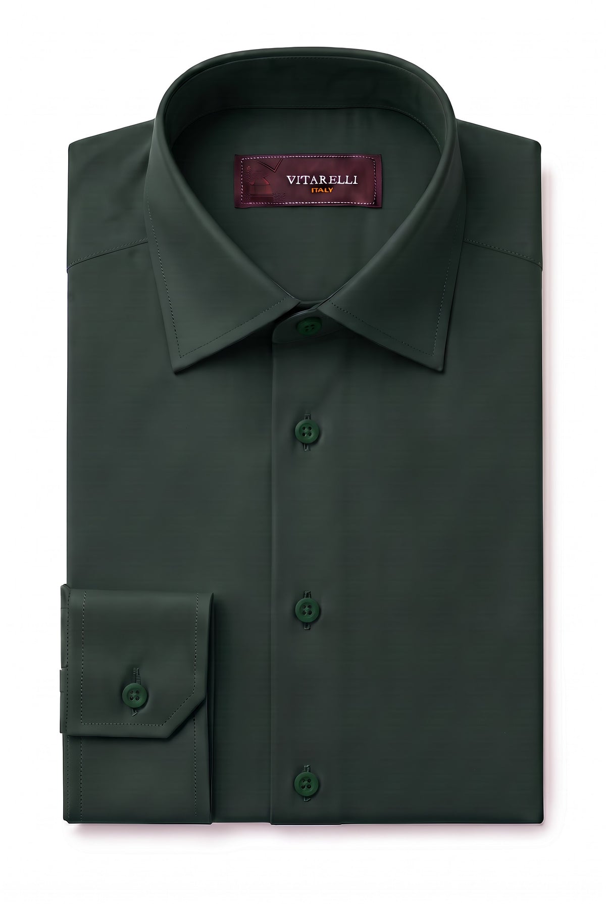 Vitarelli 2-way stretch cotton dress shirt