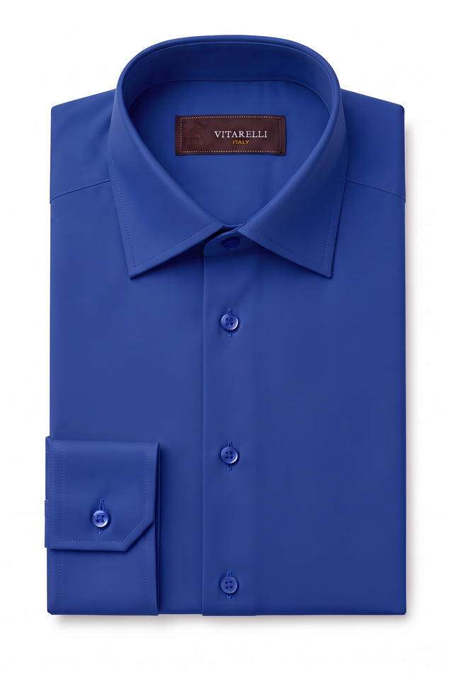 Vitarelli 4-way stretch slim fit dress shirt