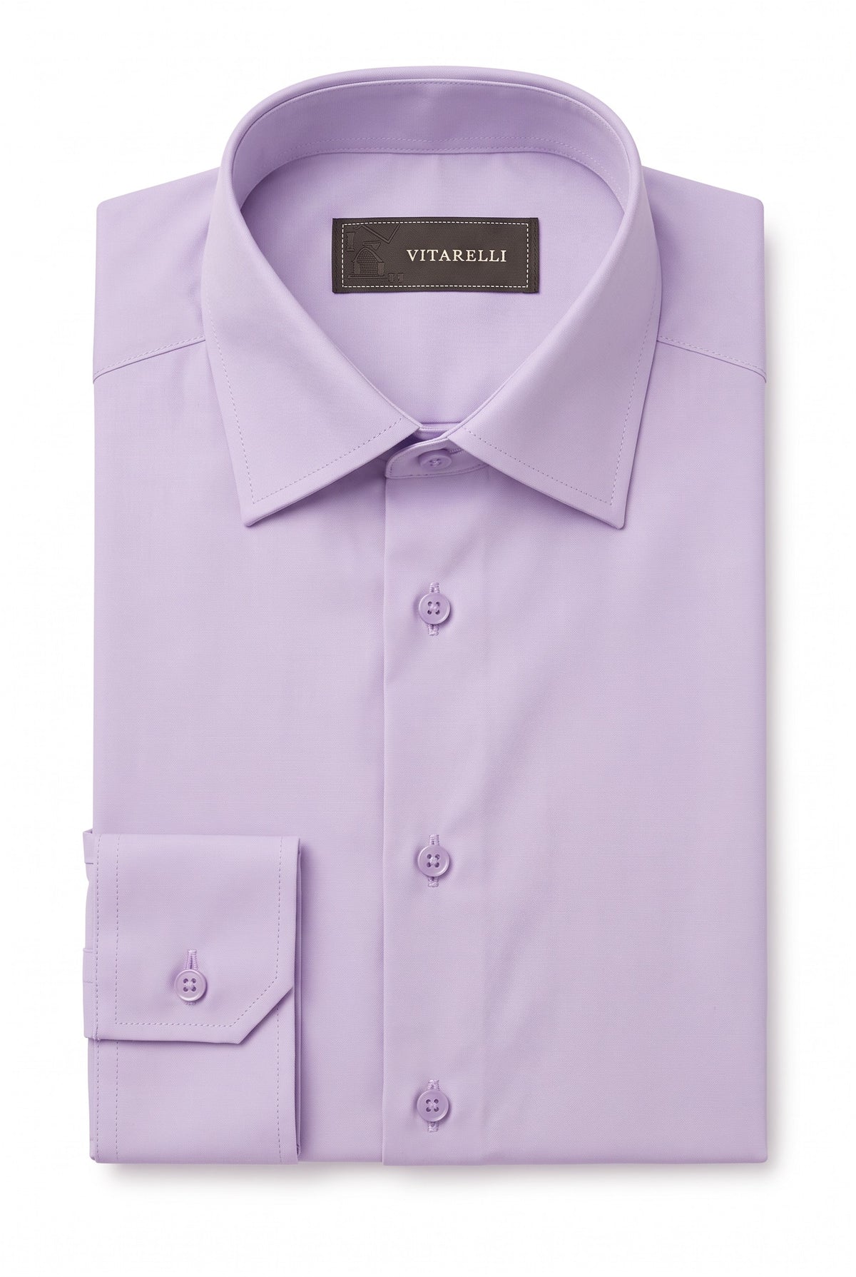 Vitarelli 4-way stretch slim fit dress shirt