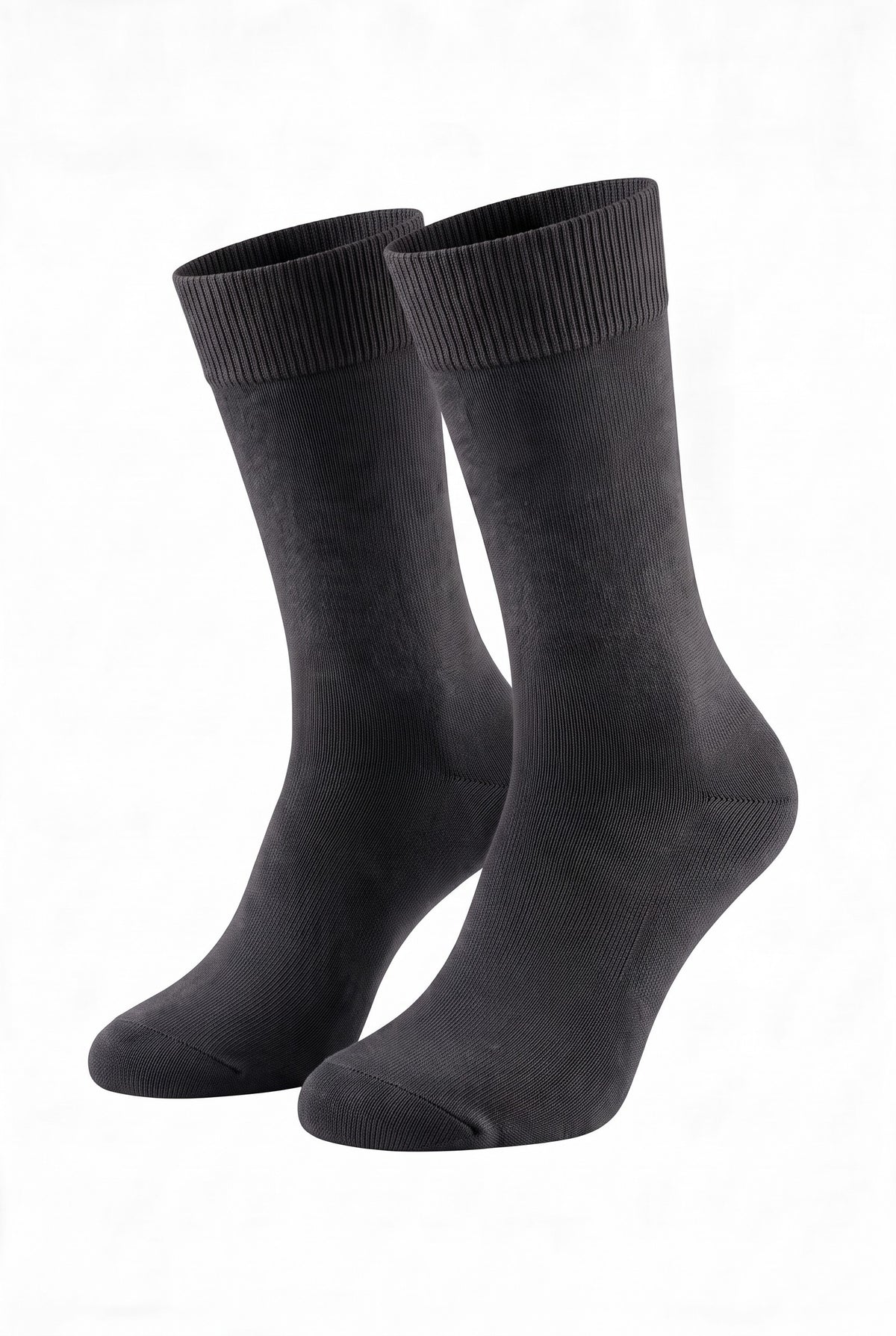 Vitarelli Men's Dress Socks by the Dozen – Charcoal (SOCKS-CHRSOLID)
