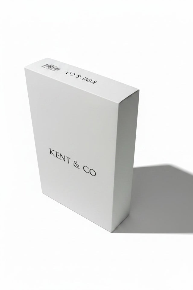Kent & Co wrinkle-free cotton dress shirt with gift box