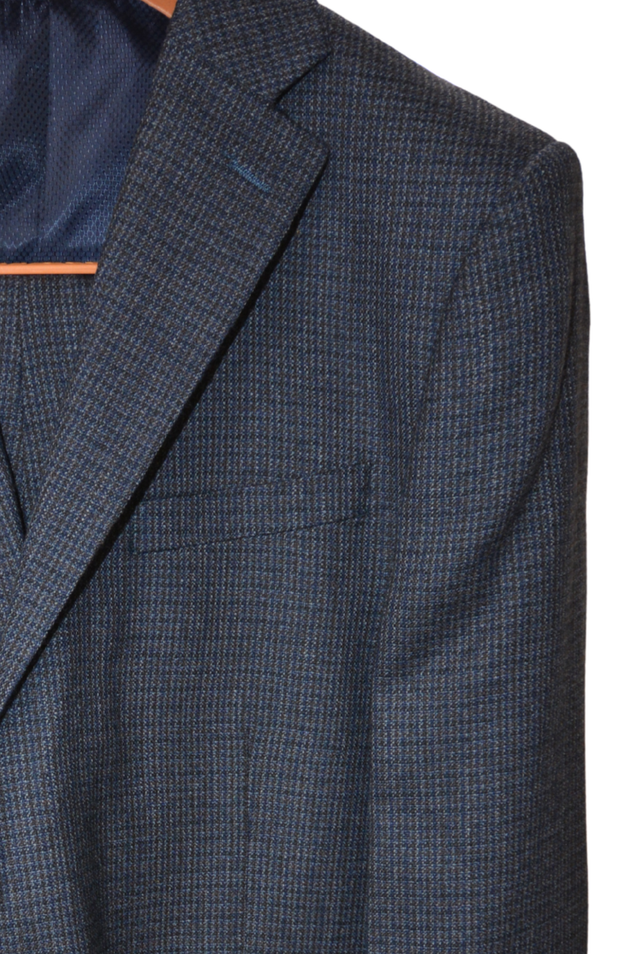 Vitarelli navy 100% wool slim fit suit, style 23224