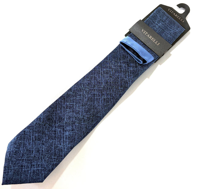 Vitarelli tie with matching pocket square