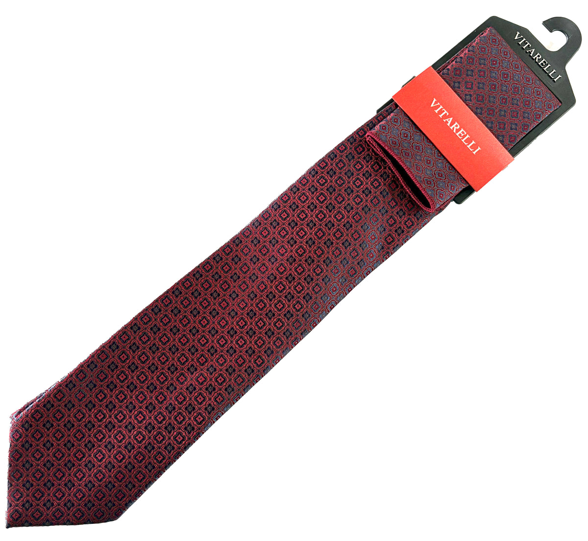 Vitarelli tie with matching pocket square