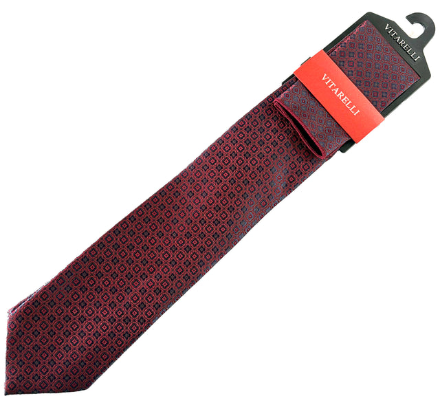Vitarelli tie with matching pocket square