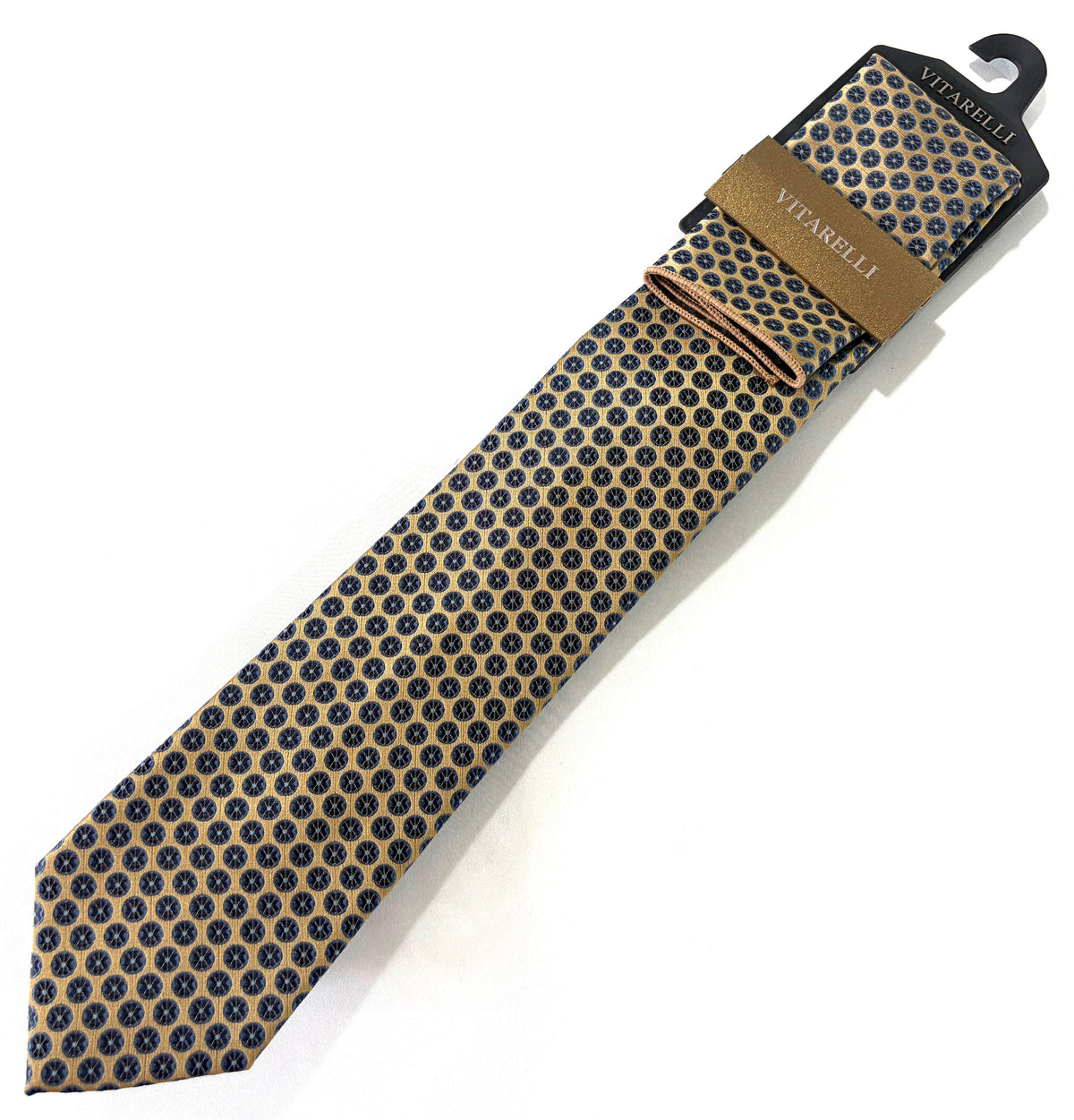 Vitarelli tie with matching pocket square