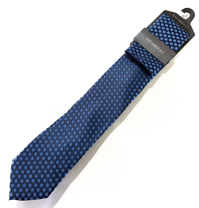 Vitarelli tie with matching pocket square