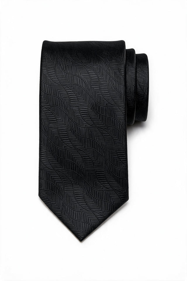 Premium Vitarelli 8cm patterned tie with pocket square