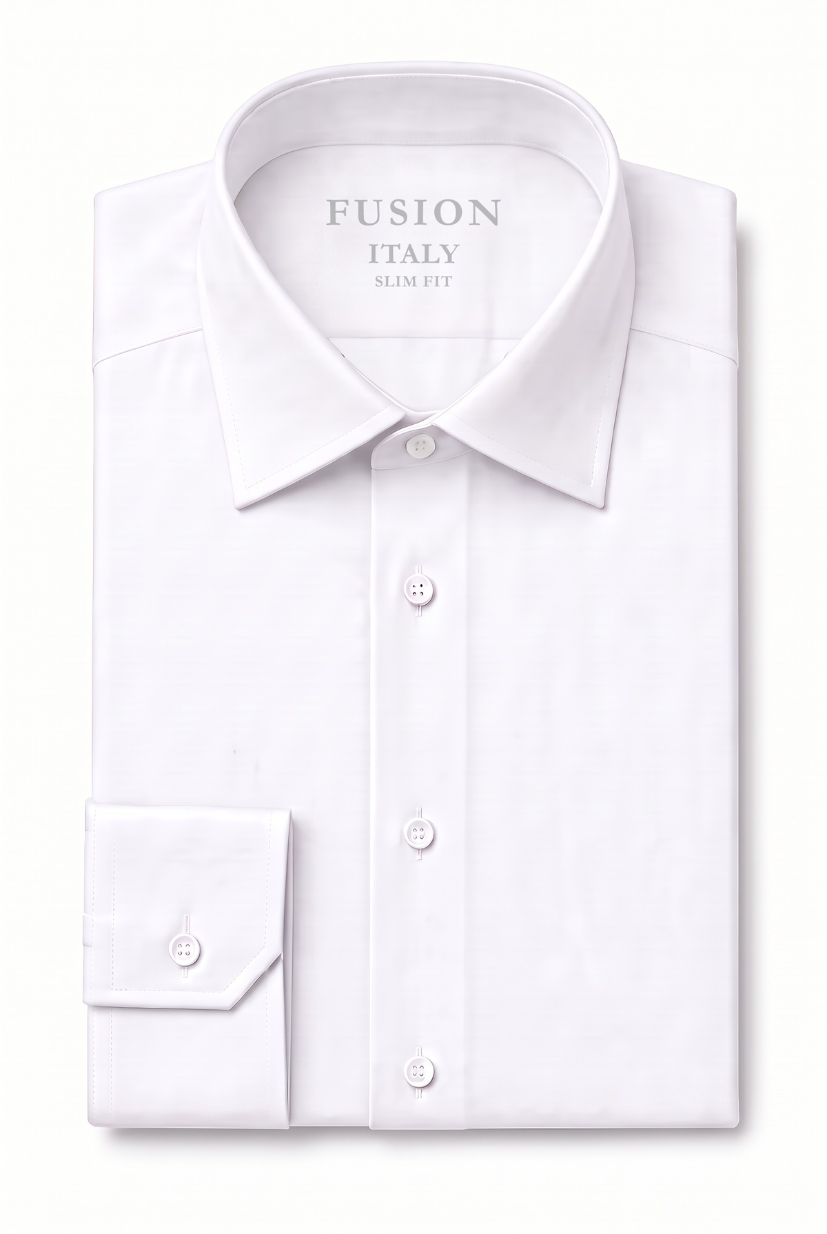 Fusion men's dress shirt in off white