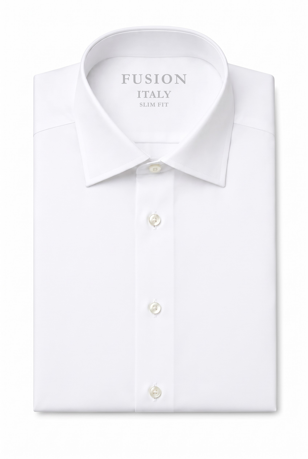 Fusion men's dress shirt in white