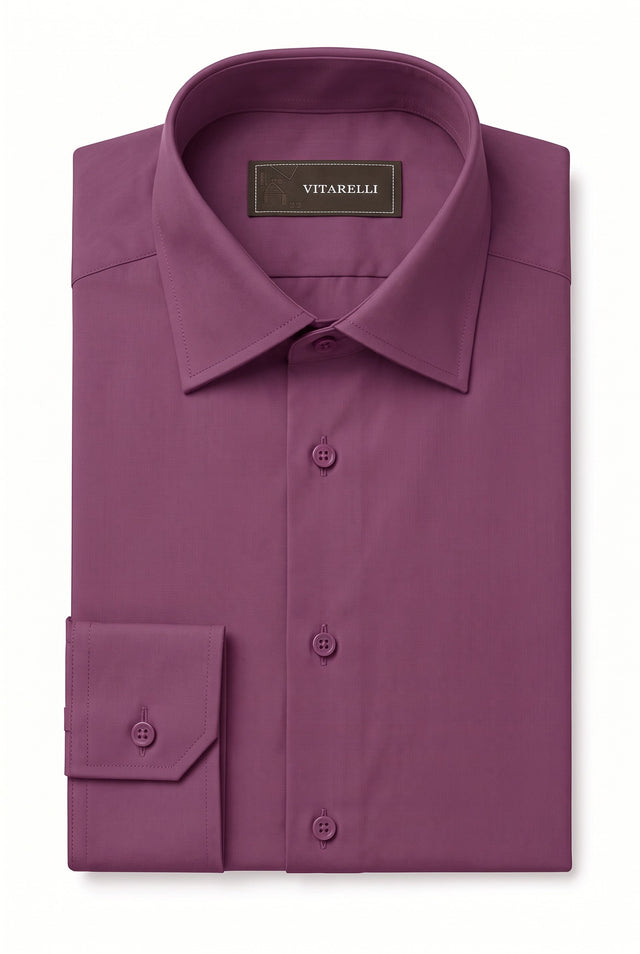 Vitarelli 4-way stretch slim fit dress shirt