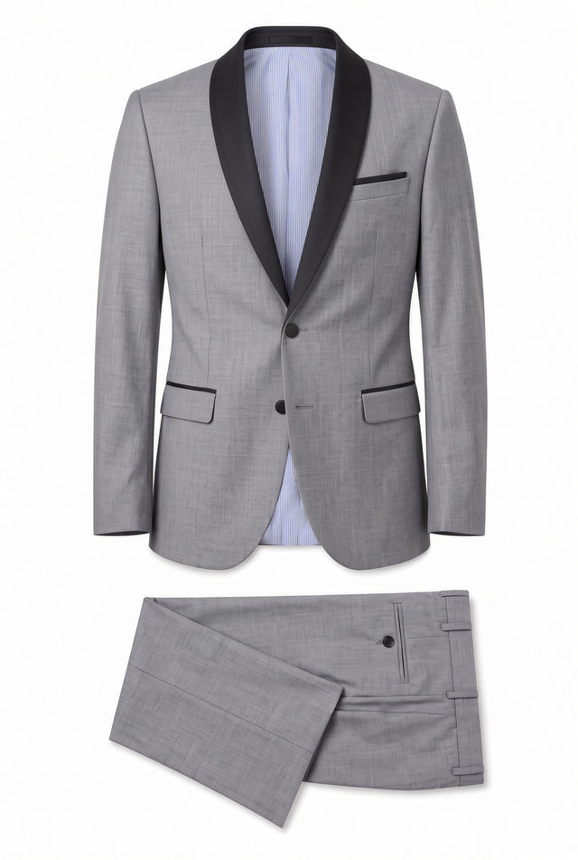 Vitarelli Slim Fit Shawl Lapel Tuxedo with Velvet Option (220BIUSB2TN)