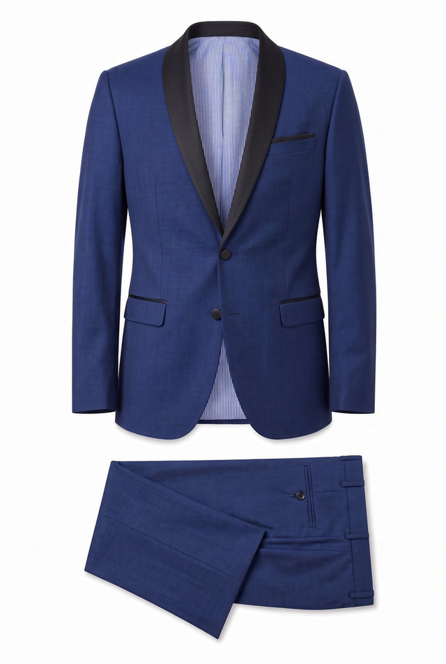 Vitarelli Slim Fit Shawl Lapel Tuxedo with Velvet Option (220BIUSB2TN)