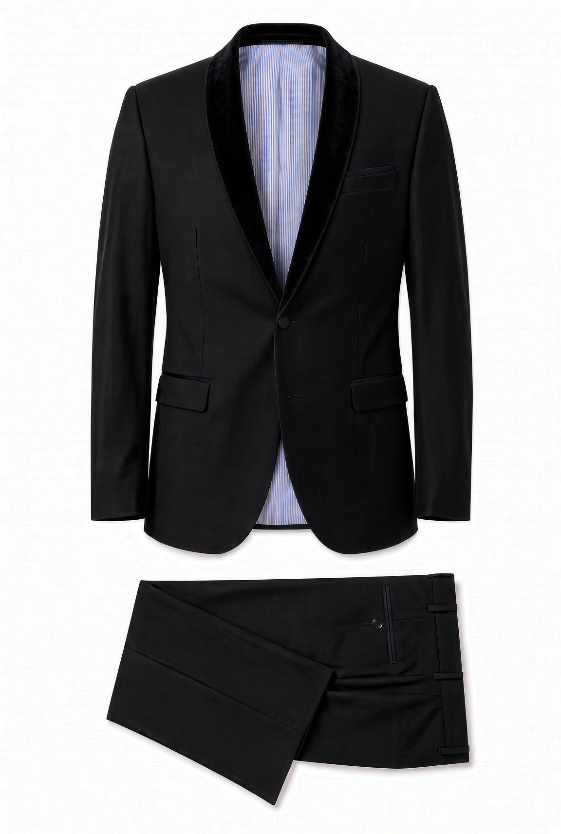 Vitarelli Slim Fit Shawl Lapel Tuxedo with Velvet Option (220BIUSB2TN)
