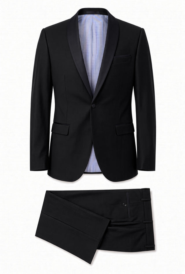 Vitarelli Slim Fit Shawl Lapel Tuxedo with Velvet Option (220BIUSB2TN)