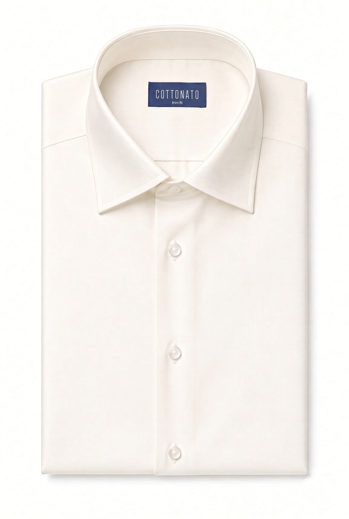 Cottonato Trim Fit Dress Shirt – 4-Way Stretch | The Suit Co