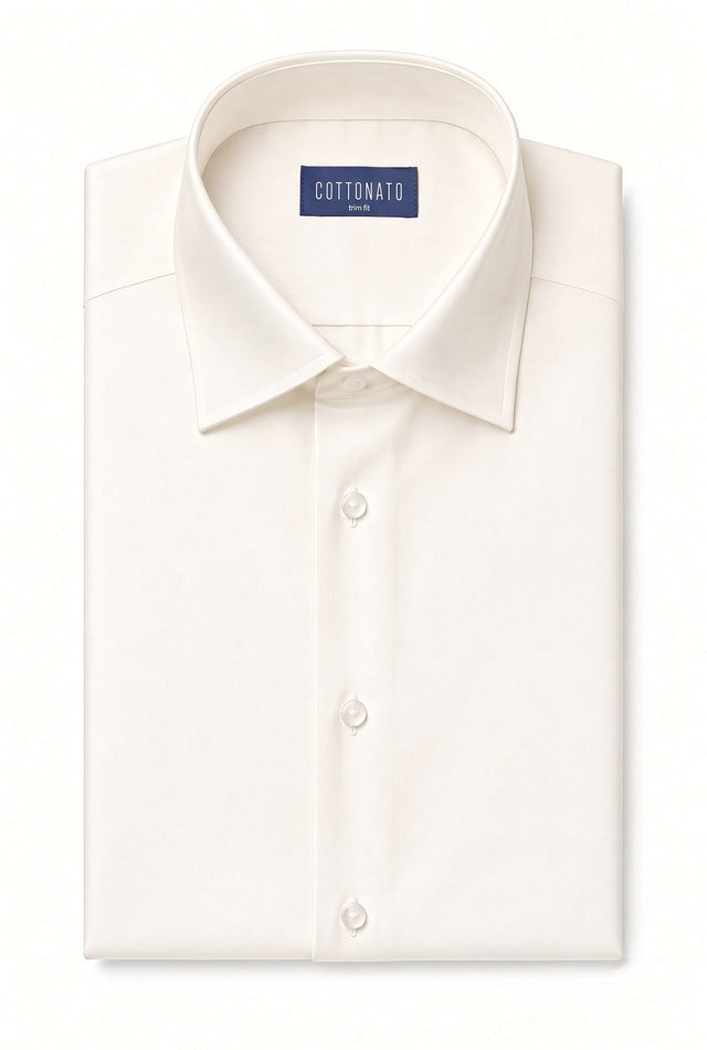 Cottonato Trim Fit Dress Shirt – 4-Way Stretch | The Suit Co