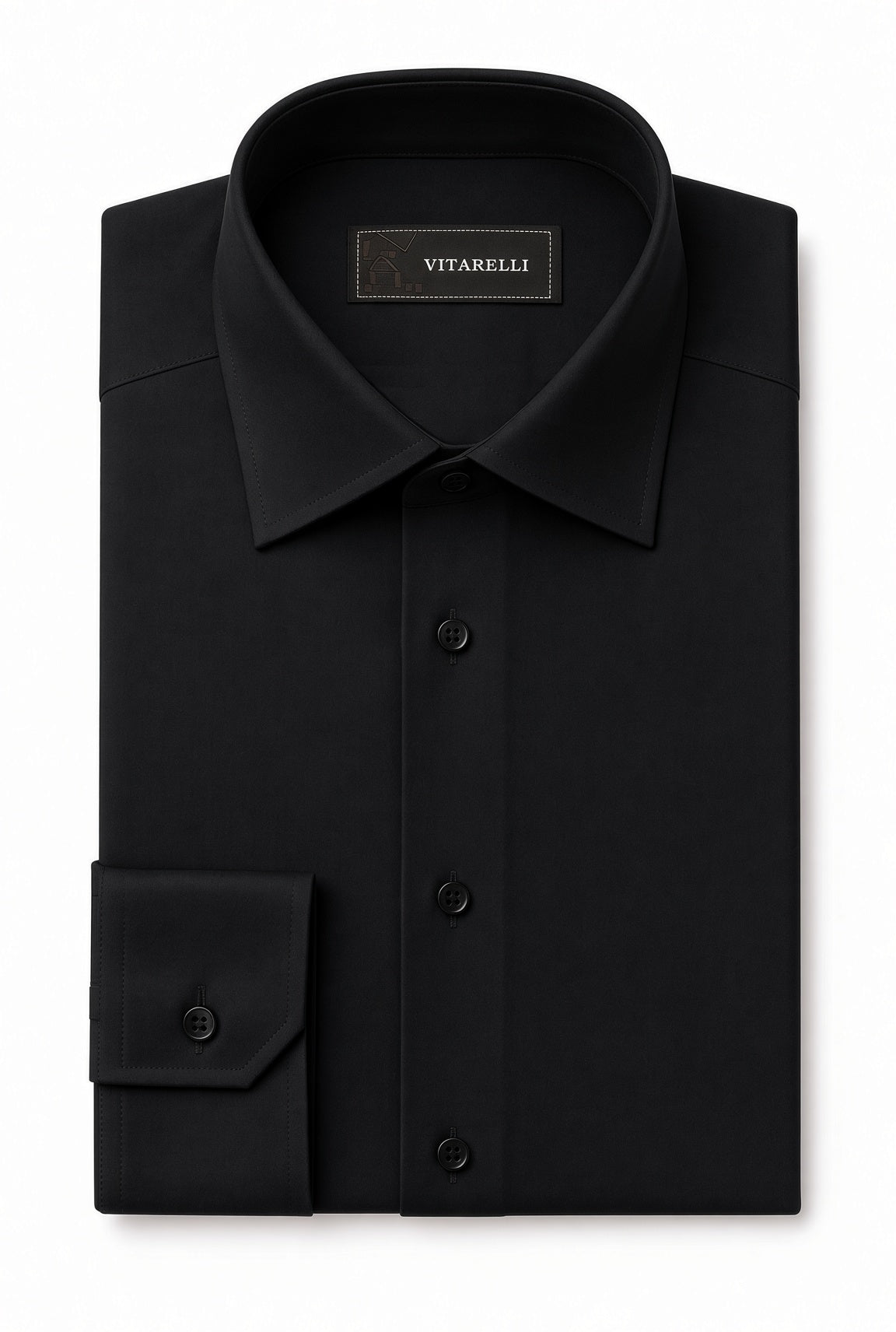 Bamboo Dress Shirt – Black & White | Men's Formal