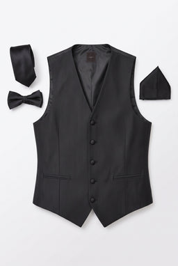 Vitarelli Men's Formal Vest – Black (V02-VESTBLK)