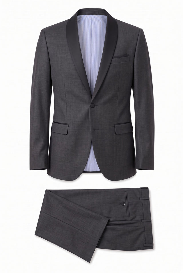 Vitarelli Slim Fit Shawl Lapel Tuxedo with Velvet Option (220BIUSB2TN)